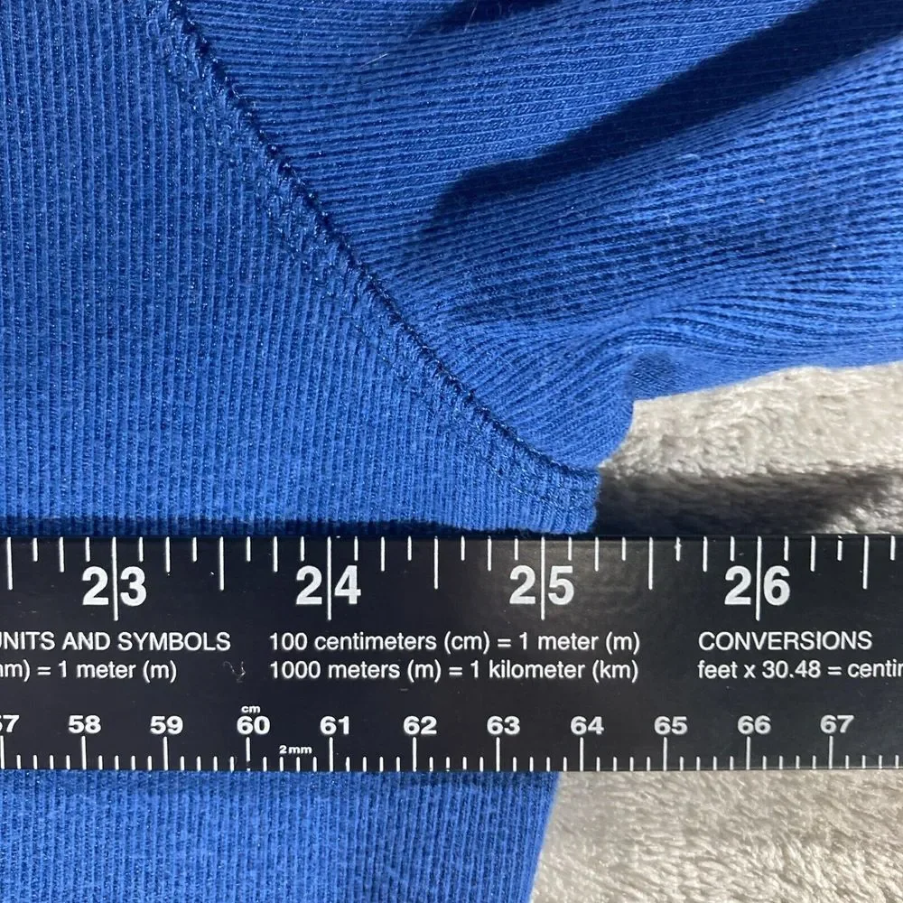 Alaska 1/4 Zip Pullover‎ Sweatshirt Men's Size XL Blue